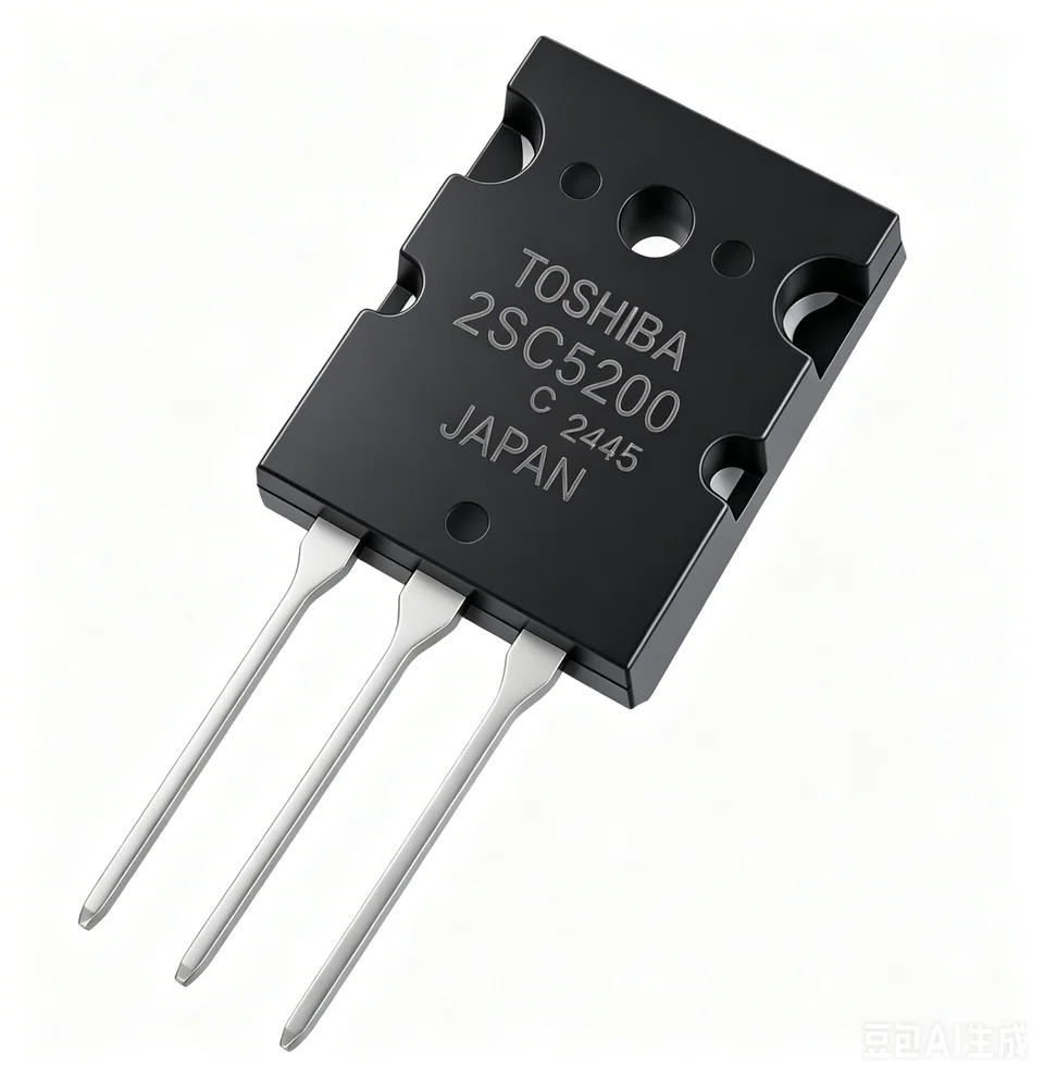 Power amplifier transistor, TOSHIBA brand, Japan origin