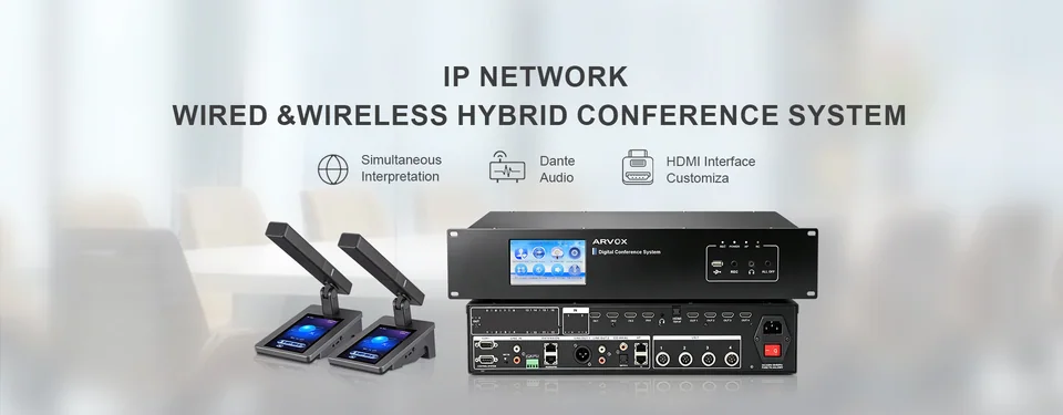 ARVOX conference system product range