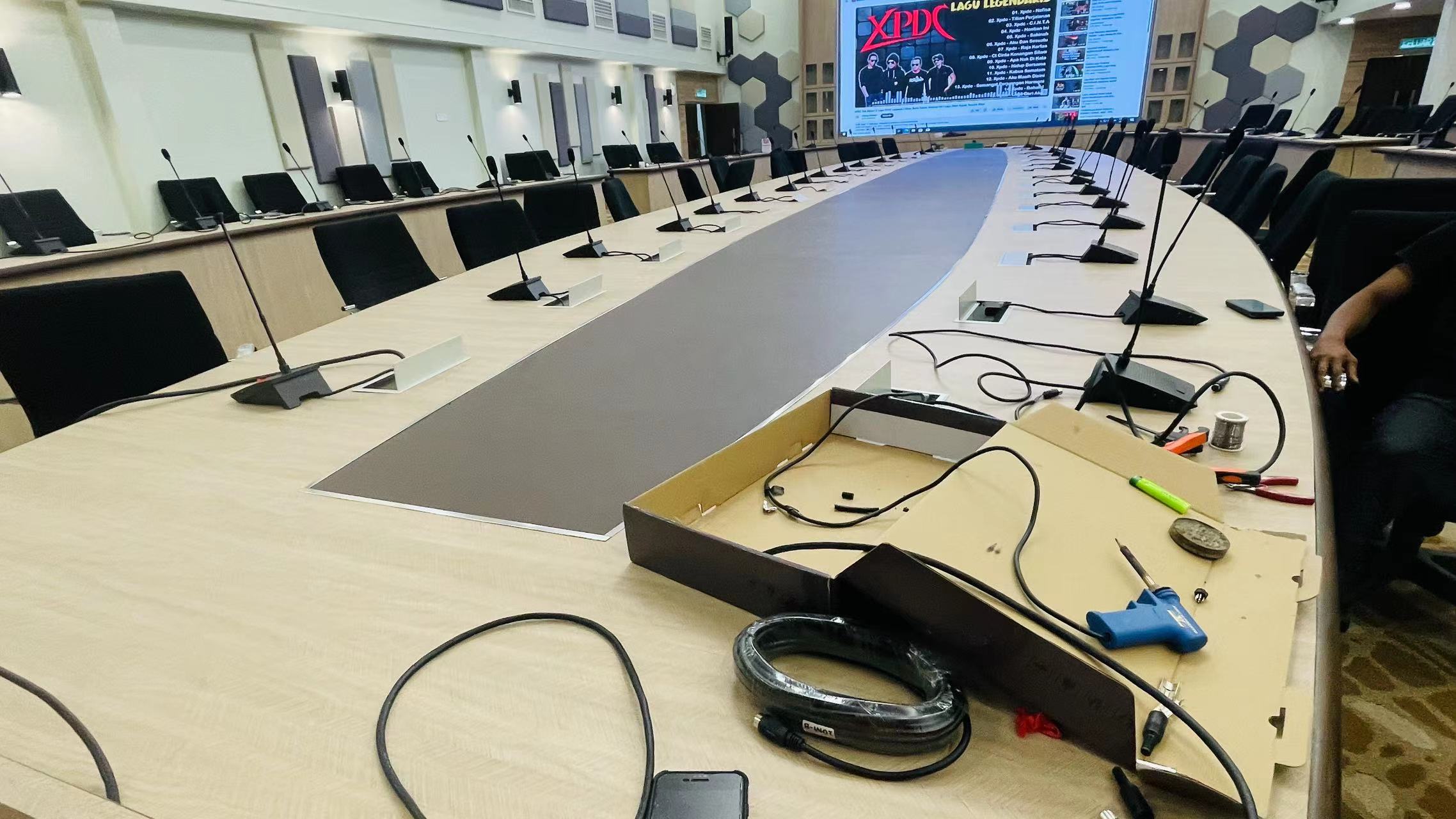 ARVOX training room audio installation