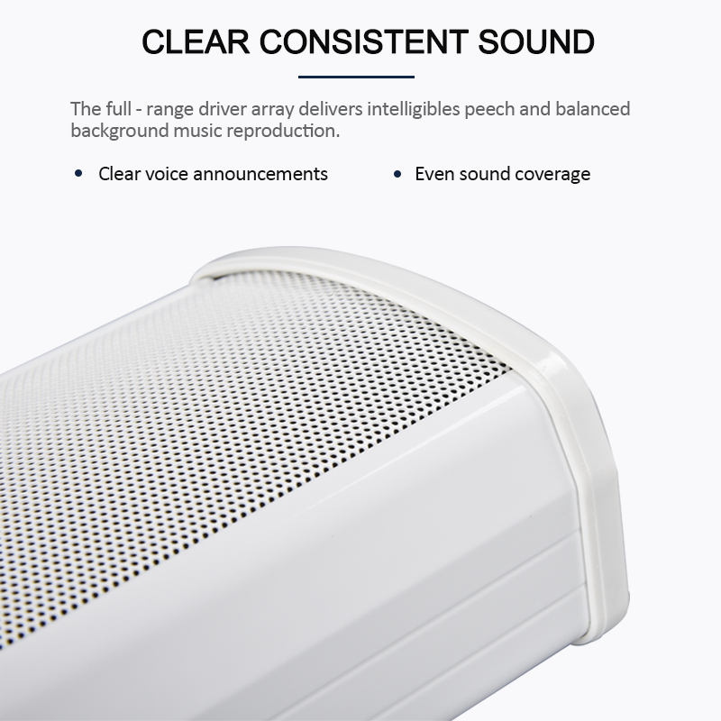 Clear consistent sound