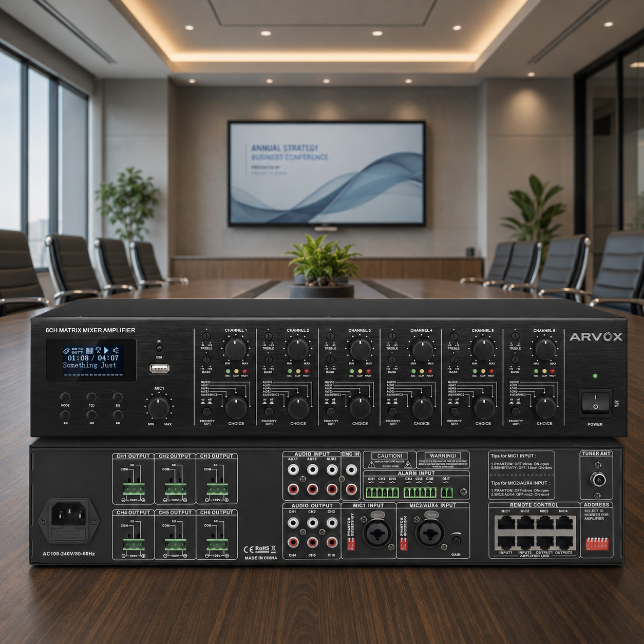 Power Mixer Amplifier 6CH main image 4