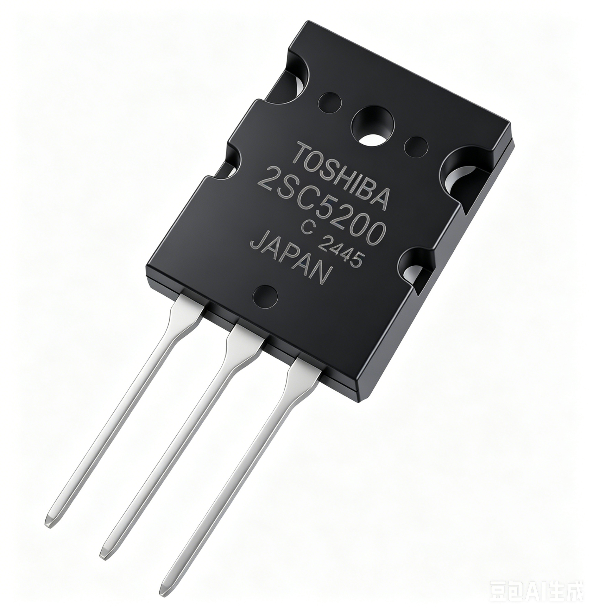 Power amplifier transistor, TOSHIBA brand, Japan origin
